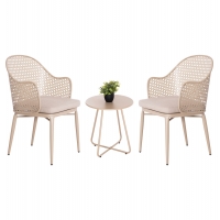 ΣΕΤ LOUNGE 3TMX ΕΞ.ΧΩΡΟΥ OREGO HM21107.03 ΑΛΟΥΜΙΝΙΟ & ΜΕΤΑΛΛΟ ΣΕ ΚΑΠΟΥΤΣΙΝΟ