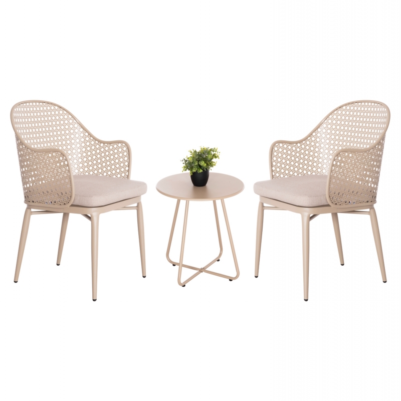 ΣΕΤ LOUNGE 3TMX ΕΞ.ΧΩΡΟΥ OREGO HM21107.03 ΑΛΟΥΜΙΝΙΟ & ΜΕΤΑΛΛΟ ΣΕ ΚΑΠΟΥΤΣΙΝΟ