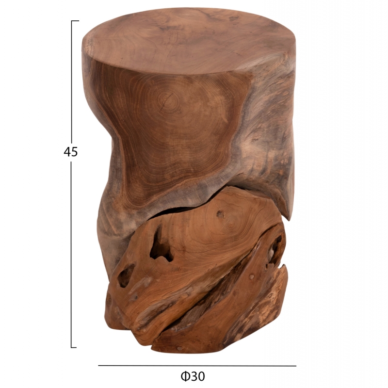 ΒΟΗΘΗΤΙΚΟ ΣΚΑΜΠΟ/ΤΡΑΠΕΖΑΚΙ STOMP HM9350.11 ΞΥΛΟ TEAK-ΦΥΣΙΚΟ Φ30x45Υεκ. ΒΟΗΘΗΤΙΚΟ ΣΚΑΜΠΟ/ΤΡΑΠΕΖΑΚΙ STOMP HM9350.11 ΞΥΛΟ TEAK-ΦΥΣΙΚΟ Φ30x45Υεκ.
