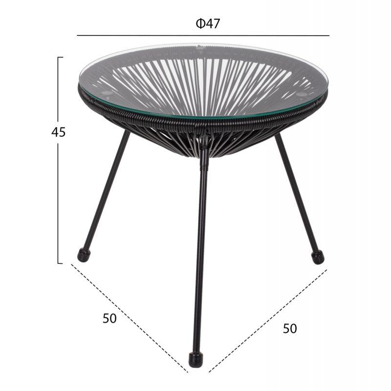 ΣΕΤ ΤΡΑΠΕΖΑΡΙΑΣ 3ΤΜΧ HM11871 ΜΕΤΑΛΛΟ & RATTAN ΣΕ ΜΑΥΡΟ ΧΡΩΜΑ ΣΕΤ ΤΡΑΠΕΖΑΡΙΑΣ 3ΤΜΧ HM11871 ΜΕΤΑΛΛΟ & RATTAN ΣΕ ΜΑΥΡΟ ΧΡΩΜΑ