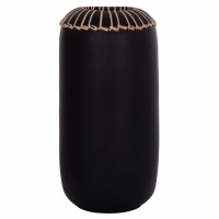 ΕΠΙΤΡΑΠΕΖΙΟ ΔΙΑΚΟΣΜΗΤΙΚΟ ΒΑΖΟ LENNOX HM4675.01S TΕΡΑΚΟΤΑ ΣΕ ΜΑΥΡΟ--Φ18x33Υεκ.