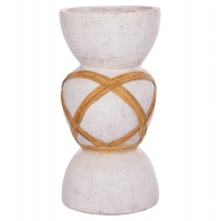 ΔΙΑΚΟΣΜΗΤΙΚΟ ΒΑΖΟ ΔΑΠΕΔΟΥ MAYNARD HM4672.02L TERRACOTTA ΛΕΥΚΟ--RATTAN Φ32x62.5Υεκ. ΔΙΑΚΟΣΜΗΤΙΚΟ ΒΑΖΟ ΔΑΠΕΔΟΥ MAYNARD HM4672.02L TERRACOTTA ΛΕΥΚΟ--RATTAN Φ32x62.5Υεκ.