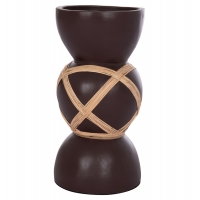 ΔΙΑΚΟΣΜΗΤΙΚΟ ΒΑΖΟ ΔΑΠΕΔΟΥ MAYNARD HM4672.07L TERRACOTTA ΣΟΚΟΛΑΤΙ-RATTAN Φ32x62.5Υεκ ΔΙΑΚΟΣΜΗΤΙΚΟ ΒΑΖΟ ΔΑΠΕΔΟΥ MAYNARD HM4672.07L TERRACOTTA ΣΟΚΟΛΑΤΙ-RATTAN Φ32x62.5Υεκ