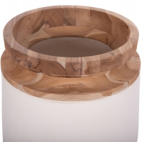 ΔΙΑΚΟΣΜΗΤΙΚΟ ΒΑΖΟ ΔΑΠΕΔΟΥ LINTER HM4662.02L FIBER CEMENT ΛΕΥΚΟ--ΞΥΛΟ ΤΕΑΚ Φ41x47Υεκ. ΔΙΑΚΟΣΜΗΤΙΚΟ ΒΑΖΟ ΔΑΠΕΔΟΥ LINTER HM4662.02L FIBER CEMENT ΛΕΥΚΟ--ΞΥΛΟ ΤΕΑΚ Φ41x47Υεκ.