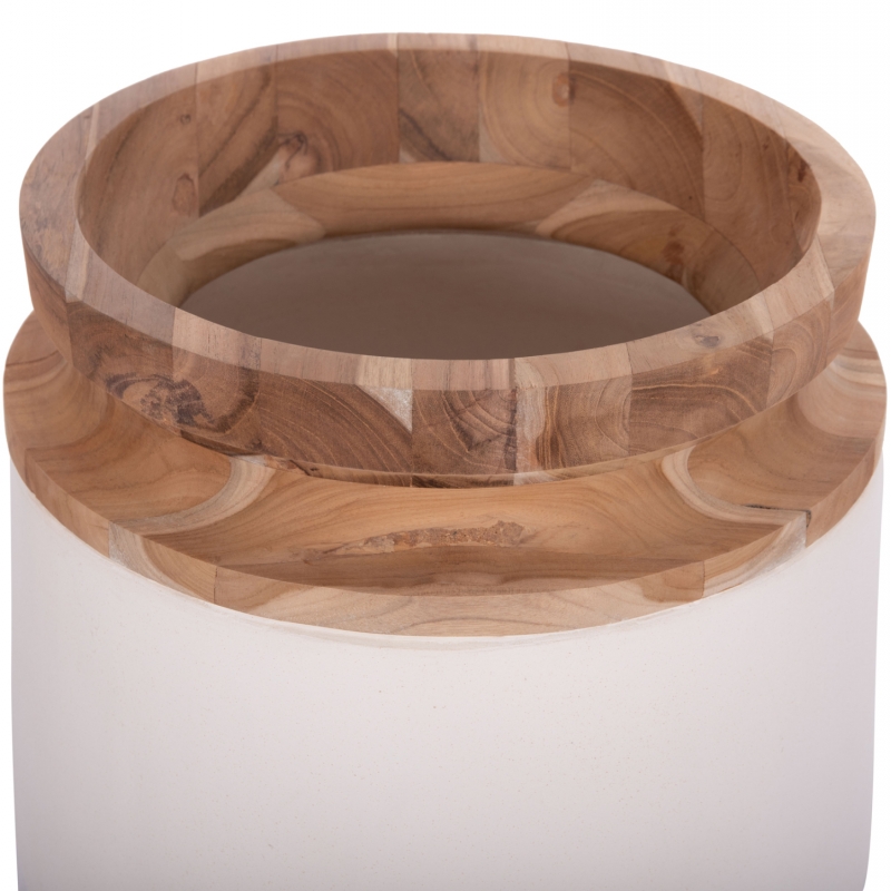 ΔΙΑΚΟΣΜΗΤΙΚΟ ΒΑΖΟ ΔΑΠΕΔΟΥ LINTER HM4662.02L FIBER CEMENT ΛΕΥΚΟ--ΞΥΛΟ ΤΕΑΚ Φ41x47Υεκ. ΔΙΑΚΟΣΜΗΤΙΚΟ ΒΑΖΟ ΔΑΠΕΔΟΥ LINTER HM4662.02L FIBER CEMENT ΛΕΥΚΟ--ΞΥΛΟ ΤΕΑΚ Φ41x47Υεκ.