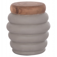 ΣΚΑΜΠΟ PUFFAT HM18172.03 FIBER CEMENT ΓΚΡΙ- ΞΥΛΟ TEAK TOP Φ45x46Υεκ. ΣΚΑΜΠΟ PUFFAT HM18172.03 FIBER CEMENT ΓΚΡΙ- ΞΥΛΟ TEAK TOP Φ45x46Υεκ.