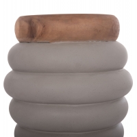 ΣΚΑΜΠΟ PUFFAT HM18172.03 FIBER CEMENT ΓΚΡΙ- ΞΥΛΟ TEAK TOP Φ45x46Υεκ. ΣΚΑΜΠΟ PUFFAT HM18172.03 FIBER CEMENT ΓΚΡΙ- ΞΥΛΟ TEAK TOP Φ45x46Υεκ.