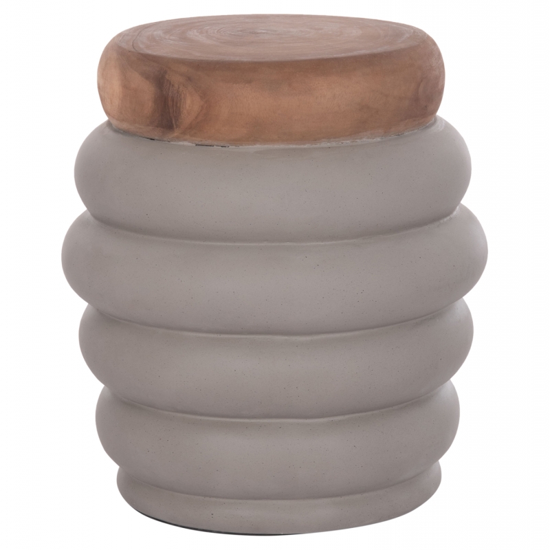 ΣΚΑΜΠΟ PUFFAT HM18172.03 FIBER CEMENT ΓΚΡΙ- ΞΥΛΟ TEAK TOP Φ45x46Υεκ. ΣΚΑΜΠΟ PUFFAT HM18172.03 FIBER CEMENT ΓΚΡΙ- ΞΥΛΟ TEAK TOP Φ45x46Υεκ.