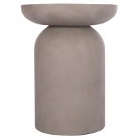ΒΟΗΘΗΤΙΚΟ ΤΡΑΠΕΖΙ ANNA HM18160.03 FIBER CEMENT ΣΕ ΓΚΡΙ--Φ60x76Υεκ.