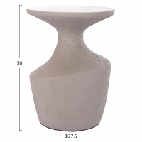 ΣΕΤ ΒΟΗΘΗΤΙΚΑ ΤΡΑΠΕΖΙΑ REBON 2ΤΜΧ HM21137.03 FIBER CEMENT ΣΕ ΓΚΡΙ--Φ40εκ & Φ27,5εκ