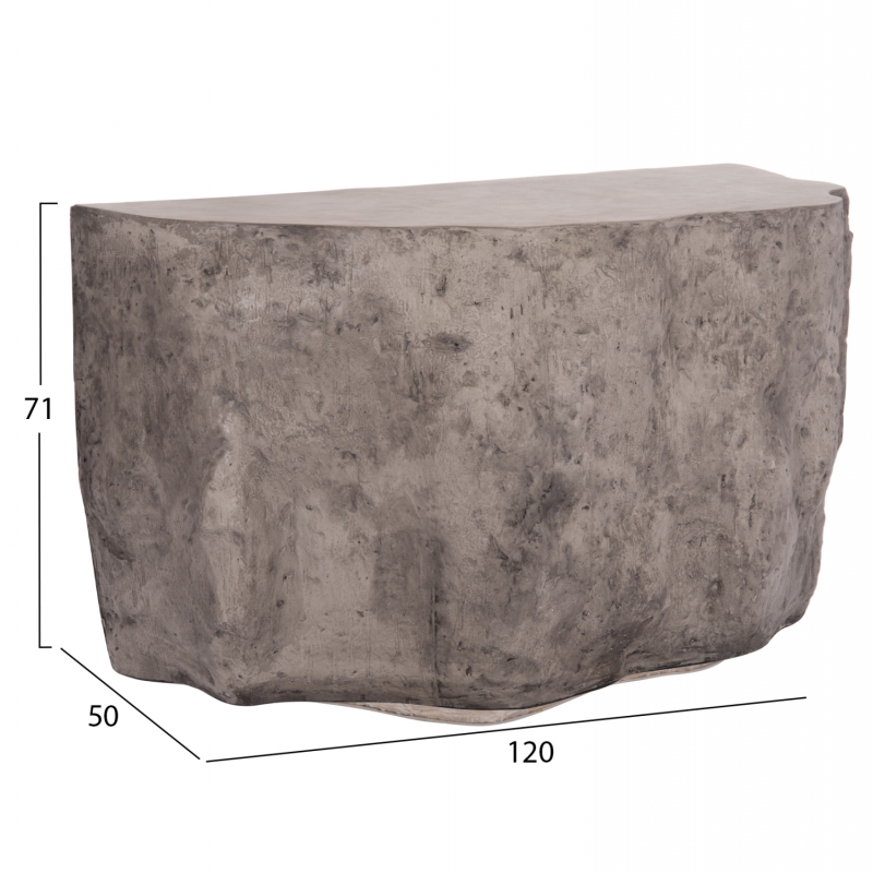 ΚΟΝΣΟΛΑ ΒΡΑΧΟΣ INTERON HM18152.03 FIBER CEMENT ΣΕ ΓΚΡΙ--120x50x71Υεκ. ΚΟΝΣΟΛΑ ΒΡΑΧΟΣ INTERON HM18152.03 FIBER CEMENT ΣΕ ΓΚΡΙ--120x50x71Υεκ.