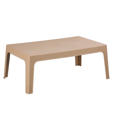 ΤΡΑΠΕΖΑΚΙ ΟΡΘΟΓΩΝΙΟ SLEEK HM6367.03 ΠΟΛΥΠΡΟΠΥΛΕΝΙΟ ΚΑΠΟΥΤΣΙΝΟ 105x64x40Υεκ.