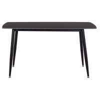 ΤΡΑΠΕΖΙ RAVEN HM18149.02 ΚΕΡΑΜΙΚΟ TOP ΜΕ ΟΨΗ ΜΑΥΡΟ ΜΑΡΜΑΡΟ 140x80x74Υεκ.