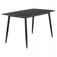 ΤΡΑΠΕΖΙ RAVEN HM18149.02 ΚΕΡΑΜΙΚΟ TOP ΜΕ ΟΨΗ ΜΑΥΡΟ ΜΑΡΜΑΡΟ 140x80x74Υεκ.