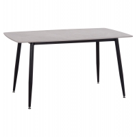 ΤΡΑΠΕΖΙ RAVEN HM18149.13 ΚΕΡΑΜΙΚΟ TOP ΜΕ ΟΨΗ ΓΚΡΙ ΜΑΡΜΑΡΟ 140x80x74Υεκ.