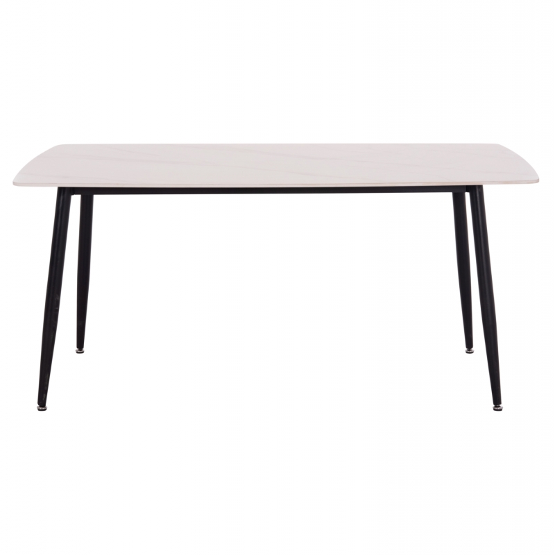 ΤΡΑΠΕΖΙ RAVEN HM18150.01 ΚΕΡΑΜΙΚΟ TOP ΜΕ ΟΨΗ ΛΕΥΚΟ ΜΑΡΜΑΡΟ 160x80x74Υεκ.