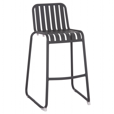 ΣΚΑΜΠΟ ΜΠΑΡ ΑΛΟΥΜΙΝΙΟΥ RACHEL HM6341.01 ΓΚΡΙ 47x56,5x98,5Υεκ.