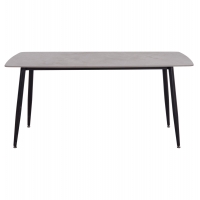 ΤΡΑΠΕΖΙ RAVEN HM18150.13 ΚΕΡΑΜΙΚΟ TOP ΜΕ ΟΨΗ ΓΚΡΙ ΜΑΡΜΑΡΟ 160x80x74Υεκ.