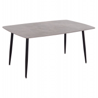 ΤΡΑΠΕΖΙ RAVEN HM18150.13 ΚΕΡΑΜΙΚΟ TOP ΜΕ ΟΨΗ ΓΚΡΙ ΜΑΡΜΑΡΟ 160x80x74Υεκ.