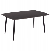 ΤΡΑΠΕΖΙ RAVEN HM18150.02 ΚΕΡΑΜΙΚΟ TOP ΜΕ ΟΨΗ ΜΑΥΡΟ ΜΑΡΜΑΡΟ 160x80x74Υεκ.