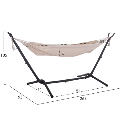 ΑΙΩΡΑ CRAVE HM6304.02 ΑΝΘΡΑΚΙ ΜΕΤΑΛΛΙΚΟΣ ΣΚΕΛΕΤΟΣ--ΜΠΕΖ ΥΦΑΣΜΑ 265x93x105Υεκ ΑΙΩΡΑ CRAVE HM6304.02 ΑΝΘΡΑΚΙ ΜΕΤΑΛΛΙΚΟΣ ΣΚΕΛΕΤΟΣ--ΜΠΕΖ ΥΦΑΣΜΑ 265x93x105Υεκ