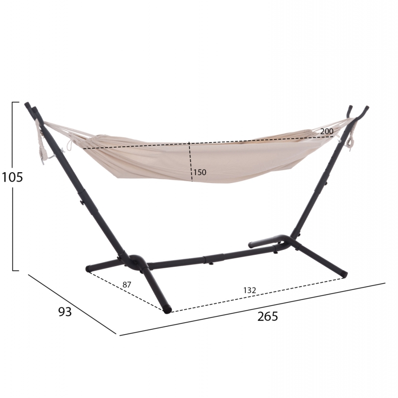 ΑΙΩΡΑ CRAVE HM6304.02 ΑΝΘΡΑΚΙ ΜΕΤΑΛΛΙΚΟΣ ΣΚΕΛΕΤΟΣ--ΜΠΕΖ ΥΦΑΣΜΑ 265x93x105Υεκ ΑΙΩΡΑ CRAVE HM6304.02 ΑΝΘΡΑΚΙ ΜΕΤΑΛΛΙΚΟΣ ΣΚΕΛΕΤΟΣ--ΜΠΕΖ ΥΦΑΣΜΑ 265x93x105Υεκ