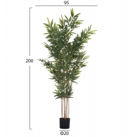 ΔΙΑΚΟΣΜΗΤΙΚΟ ΣΥΝΘΕΤΙΚΟ ΦΥΤΟ HM4737 BAMBOO ΣΕ ΓΛΑΣΤΡΑ 20x95x200Υεκ.