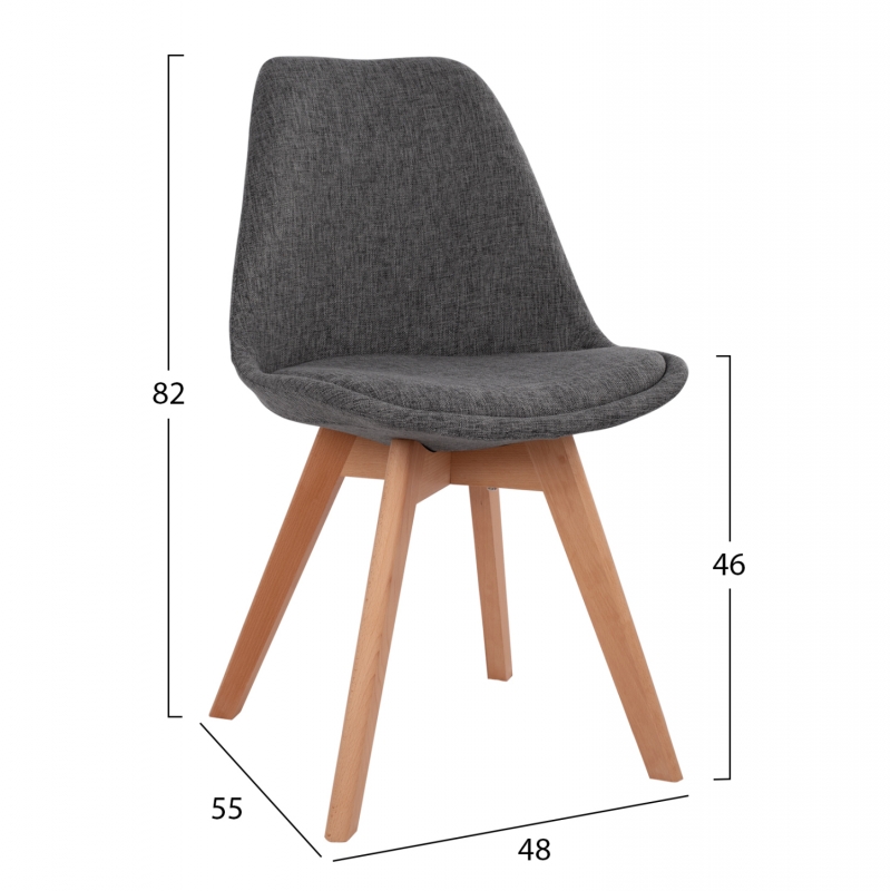 ΣΕΤ ΤΡΑΠΕΖΑΡΙΑΣ 5ΤΜΧ VEGAS HM21177 MDF TOP ΣΕ ΓΚΡΙ--ΥΦΑΣΜΑ ΣΕ ΓΚΡΙ