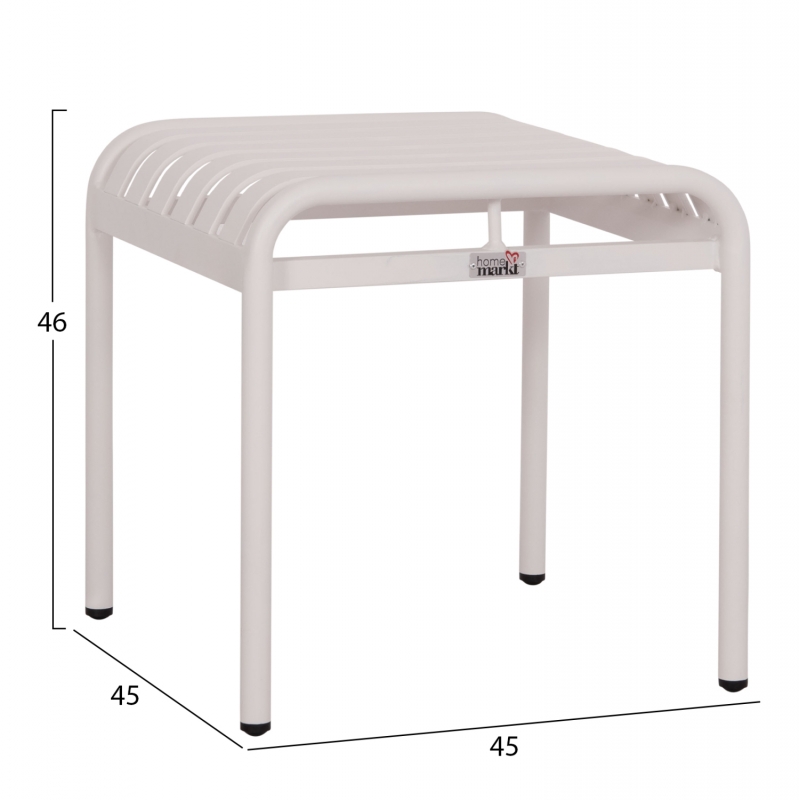 ΣΚΑΜΠΟ ΑΛΟΥΜΙΝΙΟΥ RACHEL HM6340.02 ΛΕΥΚΟ 45x45x46Υεκ. ΣΚΑΜΠΟ ΑΛΟΥΜΙΝΙΟΥ RACHEL HM6340.02 ΛΕΥΚΟ 45x45x46Υεκ.