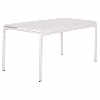 ΤΡΑΠΕΖΙ ΑΛΟΥΜΙΝΙΟΥ RACHEL HM6339.02 ΛΕΥΚΟ 150x80x75Υεκ.