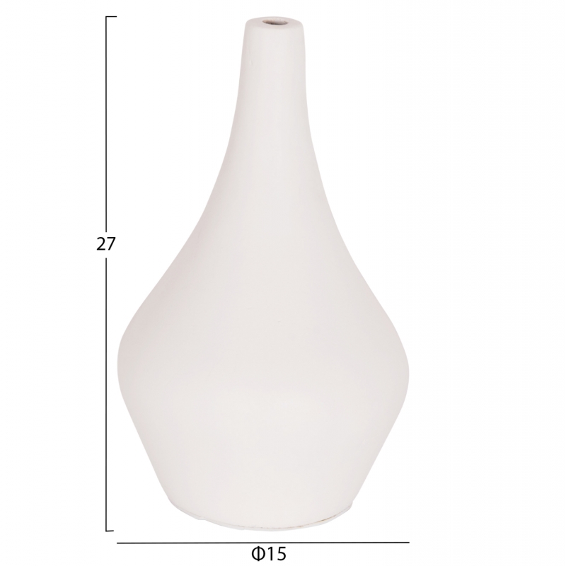 ΕΠΙΤΡΑΠΕΖΙΟ ΔΙΑΚΟΣΜΗΤΙΚΟ ΒΑΖΟ DENI HM4663.02S FIBER CEMENT ΣΕ ΛΕΥΚΟ--Φ15x27Υεκ. ΕΠΙΤΡΑΠΕΖΙΟ ΔΙΑΚΟΣΜΗΤΙΚΟ ΒΑΖΟ DENI HM4663.02S FIBER CEMENT ΣΕ ΛΕΥΚΟ--Φ15x27Υεκ.