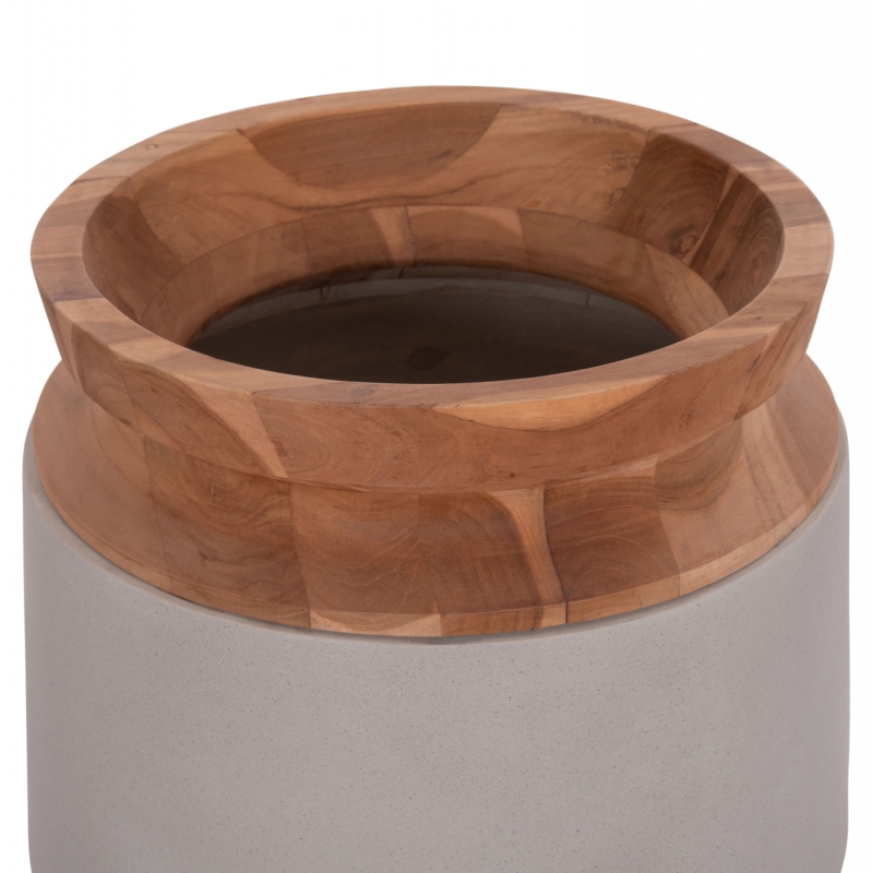 ΔΙΑΚΟΣΜΗΤΙΚΑ ΒΑΖΑ ΔΑΠΕΔΟΥ 2ΤΜΧ LINTER HM21140.03 FIBER CEMENT ΓΚΡΙ-ΞΥΛΟ ΤΕΑΚ 47Υ & 60Υεκ