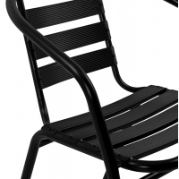 ΣΕΤ ΤΡΑΠΕΖΑΡΙΑΣ 5ΤΜΧ ADAM HM21220.03 ΚΑΡΕΚΛΕΣ ΜΕΤΑΛΛΙΚΕΣ & ΤΡΑΠΕΖΙ 110x60 ΜΑΥΡΟ