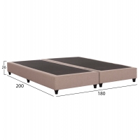 ΥΠΟΣΤΡΩΜΑ/ΚΡΕΒΑΤΙ KING-SIZE SIGGY HM21218.01 ΜΠΕΖ ΥΦΑΣΜΑ--ΓΙΑ 180x200εκ.