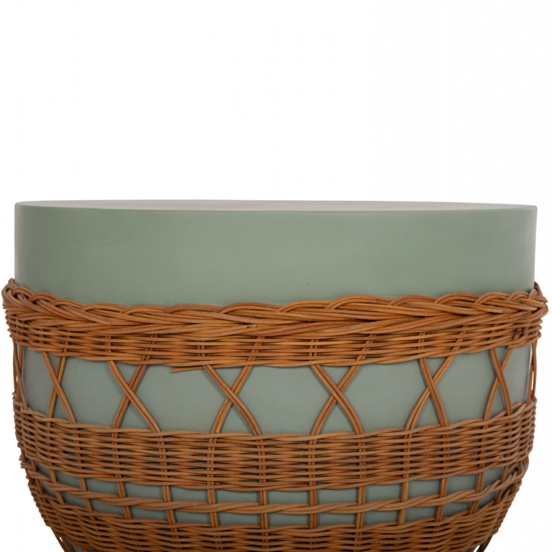 ΤΡΑΠΕΖΙ ΣΑΛΟΝΙΟΥ VILHENA HM18165 FIBER CEMENT ΠΡΑΣΙΝΟ-RATTAN ΦΥΣΙΚΟ Φ56x47Υεκ. ΤΡΑΠΕΖΙ ΣΑΛΟΝΙΟΥ VILHENA HM18165 FIBER CEMENT ΠΡΑΣΙΝΟ-RATTAN ΦΥΣΙΚΟ Φ56x47Υεκ.