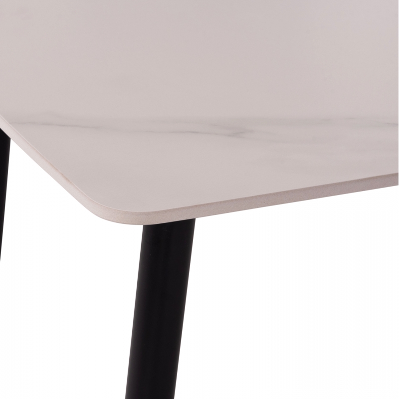 ΣΕΤ ΤΡΑΠΕΖΑΡΙΑΣ 5ΤΜΧ RAVEN HM21067.01 ΚΕΡΑΜΙΚΟ TOP ΛΕΥΚΟ ΜΑΡΜΑΡΟ--ΜΕΤΑΛΛΟ