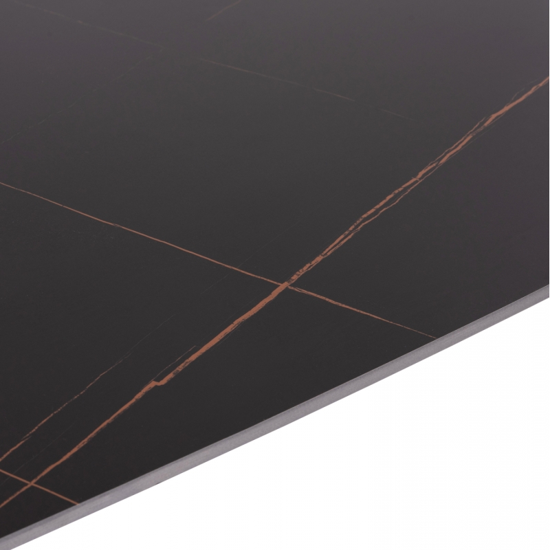 ΣΕΤ ΤΡΑΠΕΖΑΡΙΑΣ 5ΤΜΧ RAVEN HM21069.02 ΚΕΡΑΜΙΚΟ TOP ΜΑΥΡΟ ΜΑΡΜΑΡΟ & 4 ΚΑΡΕΚΛΕΣ
