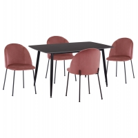 ΣΕΤ ΤΡΑΠΕΖΑΡΙΑΣ 5ΤΜΧ RAVEN HM21072.02 ΚΕΡΑΜΙΚΟ TOP ΜΑΥΡΟ ΜΑΡΜΑΡΟ & 4 ΚΑΡΕΚΛΕΣ ΣΕΤ ΤΡΑΠΕΖΑΡΙΑΣ 5ΤΜΧ RAVEN HM21072.02 ΚΕΡΑΜΙΚΟ TOP ΜΑΥΡΟ ΜΑΡΜΑΡΟ & 4 ΚΑΡΕΚΛΕΣ