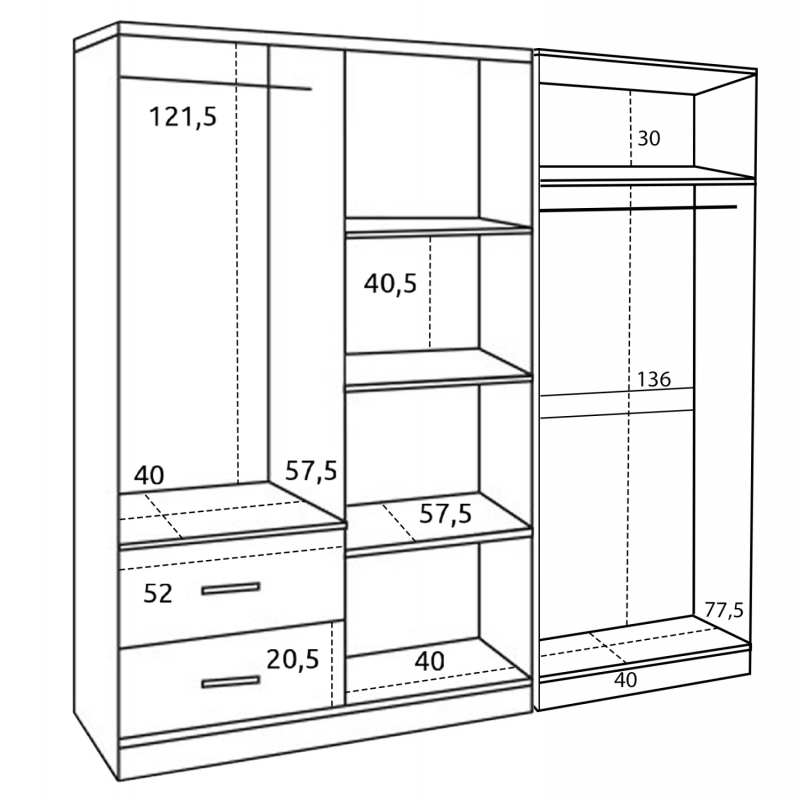 ΝΤΟΥΛΑΠΑ 6ΦΥΛΛΗ BLAKELY HM21235.01 ΜΕΛΑΜΙΝΗ ΧΡΩΜΑ ZEBRANO 201x43x181Υεκ ΝΤΟΥΛΑΠΑ 6ΦΥΛΛΗ BLAKELY HM21235.01 ΜΕΛΑΜΙΝΗ ΧΡΩΜΑ ZEBRANO 201x43x181Υεκ