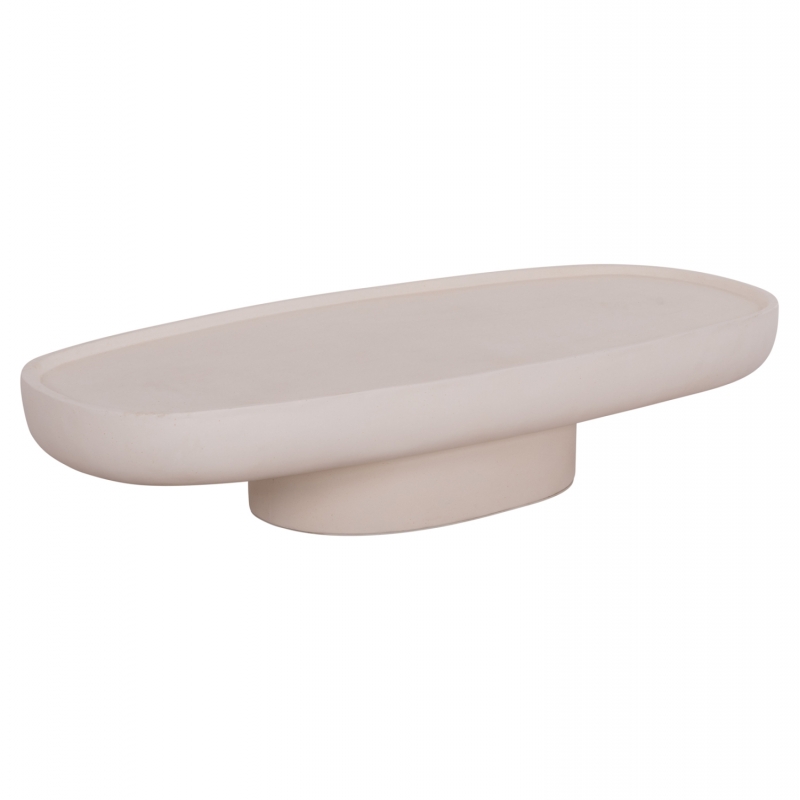 ΤΡΑΠΕΖΙ ΣΑΛΟΝΙΟΥ DESSY HM18153.02 FIBER CEMENT ΣΕ ΛΕΥΚΟ--151x66x30Υεκ.