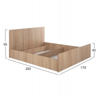 ΣΕΤ ΚΡΕΒΑΤΟΚΑΜΑΡΑΣ 5ΤΜΧ ADLER HM11758 ΜΕΛΑΜΙΝΗ SONAMA OAK-ΓΙΑ ΣΤΡΩΜΑ 160x200εκ ΣΕΤ ΚΡΕΒΑΤΟΚΑΜΑΡΑΣ 5ΤΜΧ ADLER HM11758 ΜΕΛΑΜΙΝΗ SONAMA OAK-ΓΙΑ ΣΤΡΩΜΑ 160x200εκ