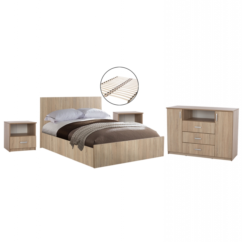 ΣΕΤ ΚΡΕΒΑΤΟΚΑΜΑΡΑΣ 5ΤΜΧ ADLER HM11758 ΜΕΛΑΜΙΝΗ SONAMA OAK-ΓΙΑ ΣΤΡΩΜΑ 160x200εκ ΣΕΤ ΚΡΕΒΑΤΟΚΑΜΑΡΑΣ 5ΤΜΧ ADLER HM11758 ΜΕΛΑΜΙΝΗ SONAMA OAK-ΓΙΑ ΣΤΡΩΜΑ 160x200εκ
