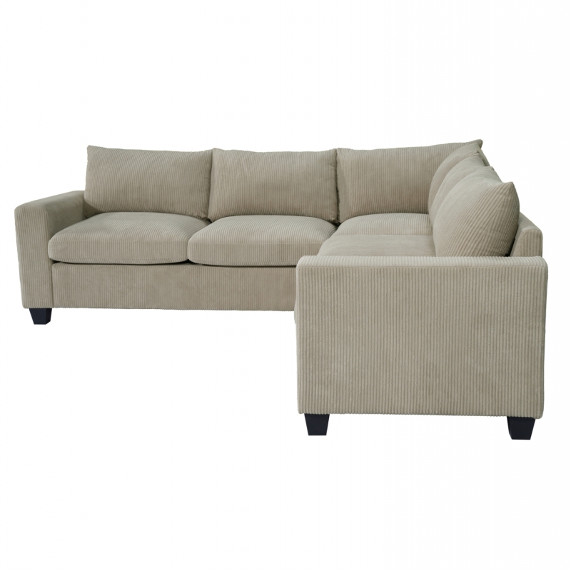 ΓΩΝΙΑΚΟΣ ΚΑΝΑΠΕΣ CALDER HM3286.03 ΜΠΕΖ ΥΦΑΣΜΑ 254x254x91Υεκ. ΓΩΝΙΑΚΟΣ ΚΑΝΑΠΕΣ CALDER HM3286.03 ΜΠΕΖ ΥΦΑΣΜΑ 254x254x91Υεκ.