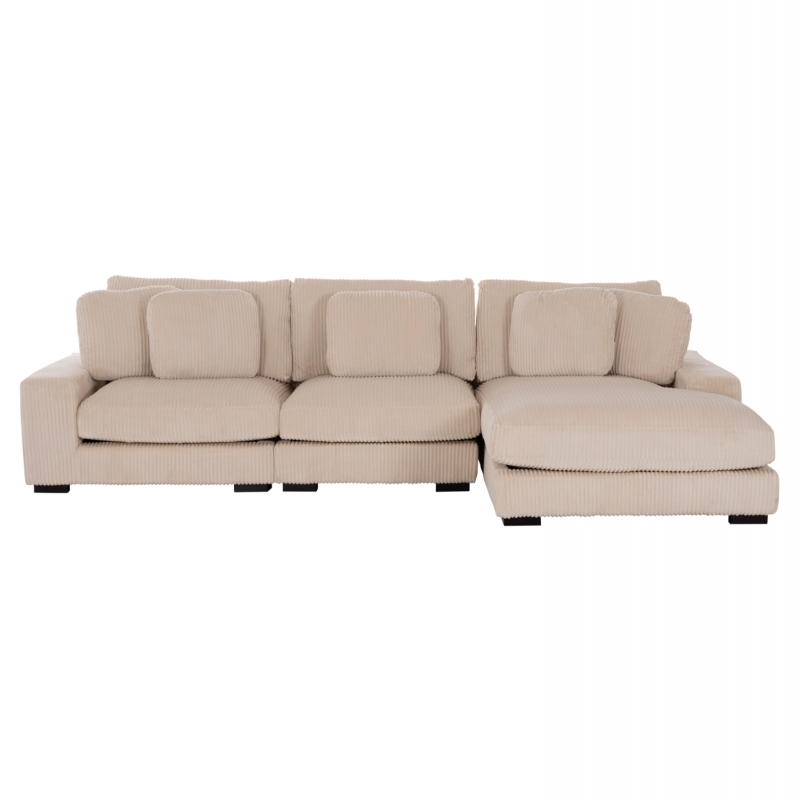 ΚΑΝΑΠΕΣ ΔΕΞΙΑ ΓΩΝΙΑ CRANFIELD HM3287.02R ΜΠΕΖ ΡΙΓΕ ΥΦΑΣΜΑ 315x167(γωνία)x67Υεκ.