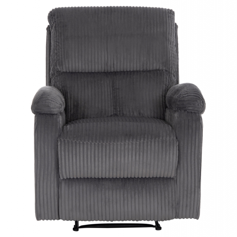 ΠΟΛΥΘΡΟΝΑ RELAX DIONI HM3296.11 ΓΚΡΙ ΡΙΓΕ ΥΦΑΣΜΑ 85x90x100Υεκ.