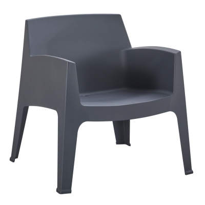 ΠΟΛΥΘΡΟΝΑ ΠΟΛΥΠΡΟΠΥΛΕΝΙΟΥ LOUNGE SLEEK HM6365.10 ΓΚΡΙ 62x68x73Υεκ.