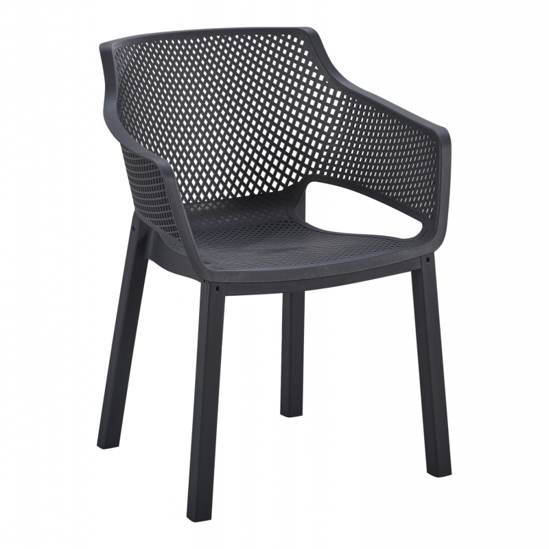 ΠΟΛΥΘΡΟΝΑ ΠΟΛΥΠΡΟΠΥΛΕΝΙΟΥ PEGGY HM6368.02 ΜΑΥΡΟ 60x55x79Υεκ
