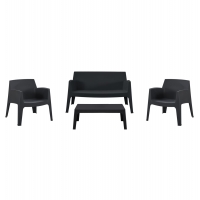 ΣΕΤ LOUNGE 4ΤΜΧ SLEEK HM21275.02 ΜΑΥΡΟ ΠΟΛΥΠΡΟΠΥΛΕΝΙΟ ΣΕΤ LOUNGE 4ΤΜΧ SLEEK HM21275.02 ΜΑΥΡΟ ΠΟΛΥΠΡΟΠΥΛΕΝΙΟ