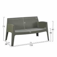 ΣΕΤ LOUNGE 4ΤΜΧ SLEEK HM21275.05 DARK OLIVE GREEN ΠΟΛΥΠΡΟΠΥΛΕΝΙΟ ΣΕΤ LOUNGE 4ΤΜΧ SLEEK HM21275.05 DARK OLIVE GREEN ΠΟΛΥΠΡΟΠΥΛΕΝΙΟ