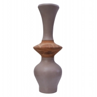 ΔΙΑΚΟΣΜΗΤΙΚΟ ΒΑΖΟ ΔΑΠΕΔΟΥ NEBULA HM4660.05S FIBER CEMENT TAUPE--ΞΥΛΟ ΤΕΑΚ Φ45x115Υεκ